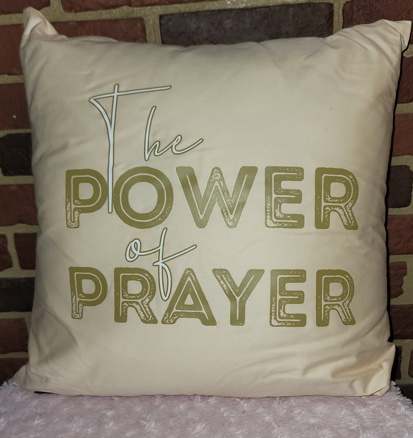 The Power of Prayer Pillow
